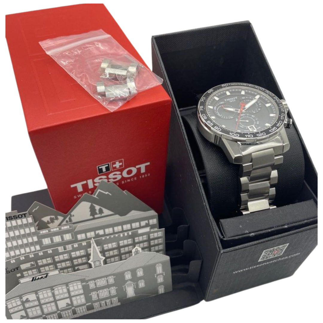 Tissot Supersport Chrono 45.5mm Quartz Black Dial Watch T124.617A