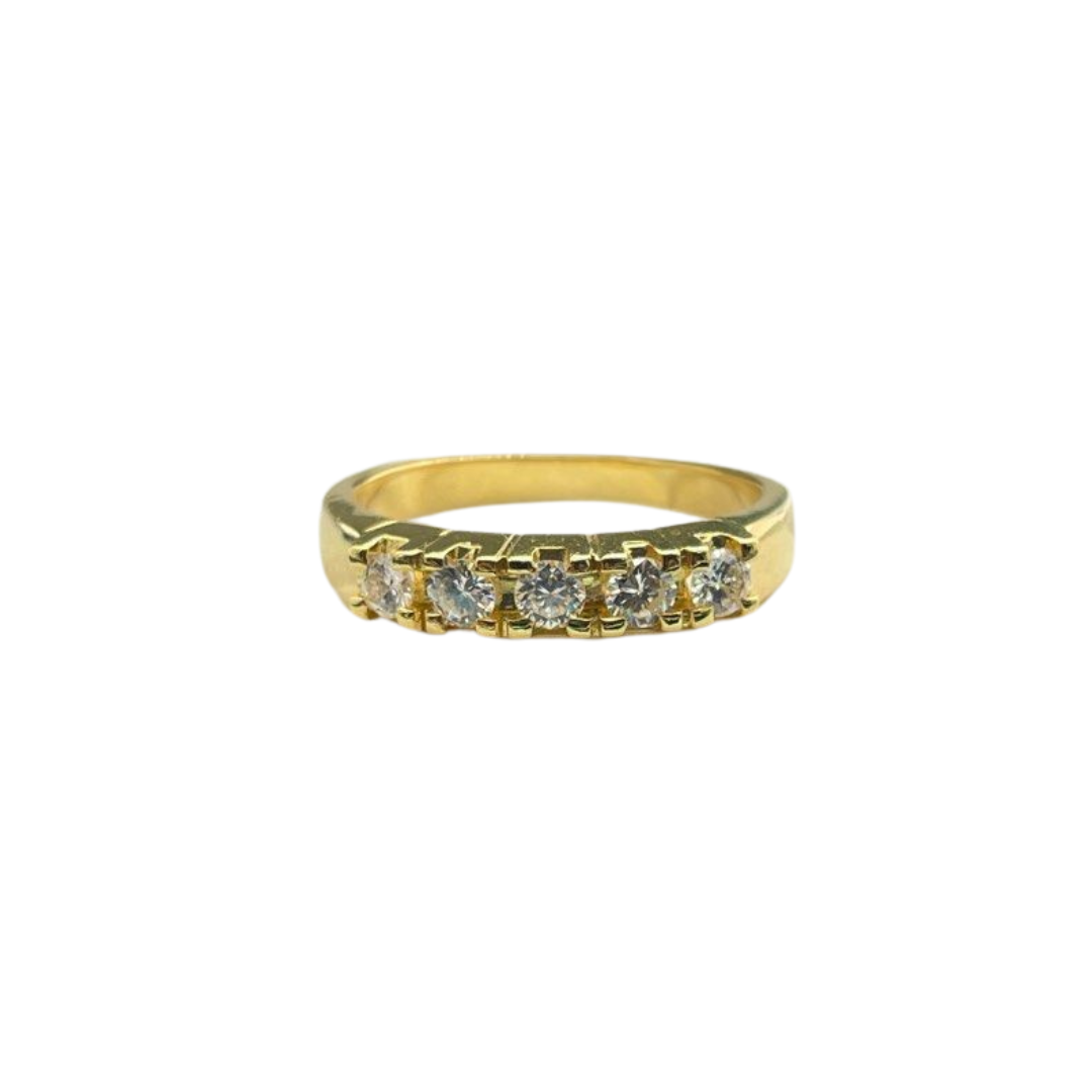750 Yellow Gold Diamond Ring