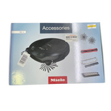 Miele 11793930 RX3-A Accessories Set for Miele Scout RX3 Robot Vacuum Cleaner, 2 x Side Brushes (Left and Right), 1 x Roller Brush, 1 x Sealing Lip and 2 x AirClean Plus Filters