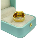 20K Yellow Gold Men’s Diamond Ring