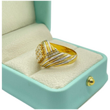 20K Yellow Gold Men’s Diamond Ring