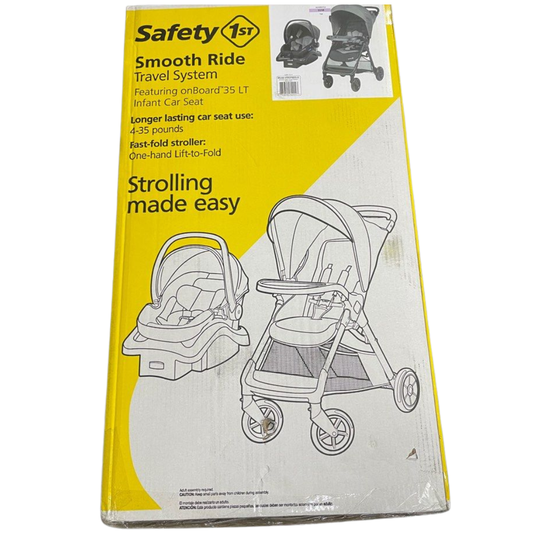 Safety 1st Smooth Ride Travel System Stroller with OnBoard 35 LT Infant Car Seat (Monument 2)