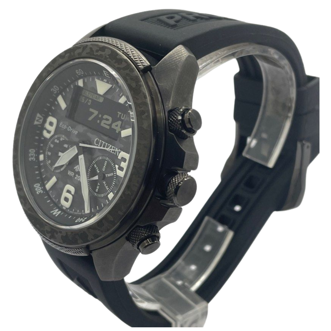Citizen Promaster Radio Controlled Land 43mm Digital/Analog Watch JV1008-63E