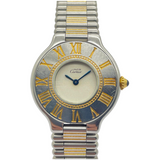 Cartier 21 Must De Cartier 28mm Steel & Gold Quartz Watch
