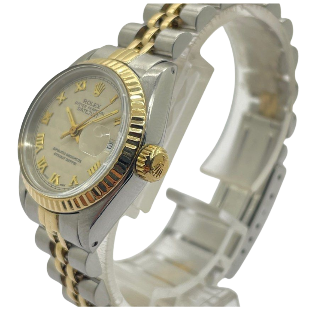 Rolex Oyster Perpetual 6917 26mm Half Gold Automatic Watch