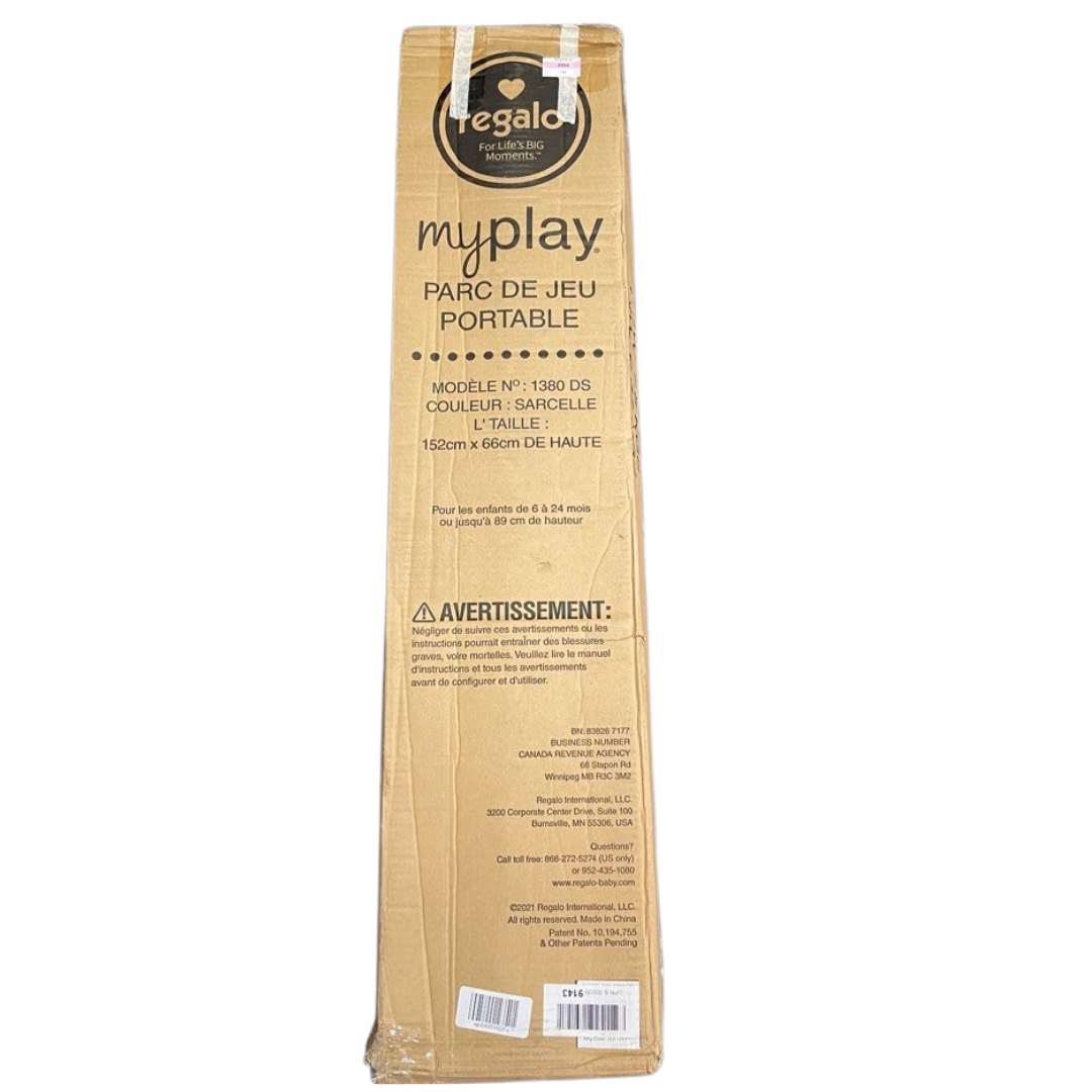 Regalo My Play, 8 Panel Portable Play Yard Teal