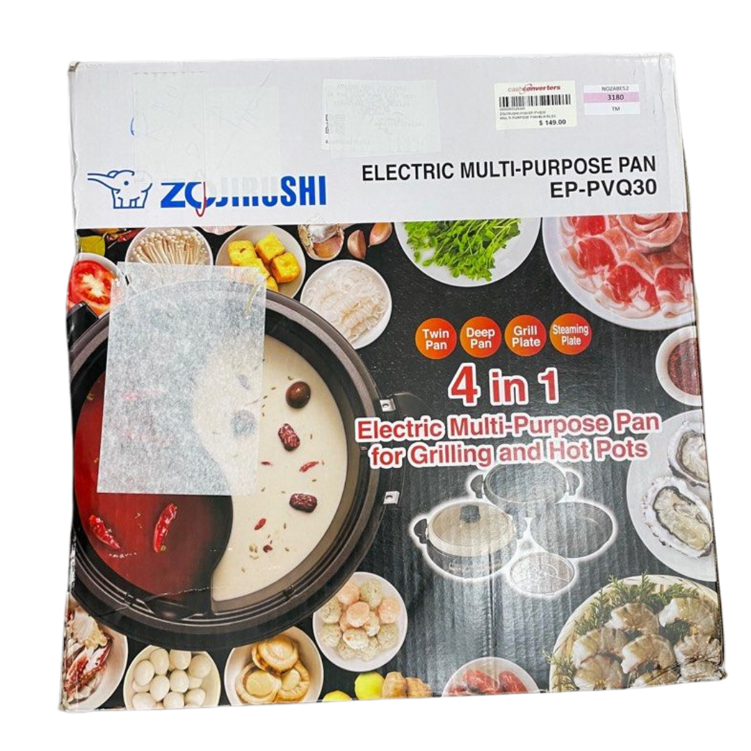 Zojirushi EP-PVQ30 Elect. Multi-Purpose Pan,Black