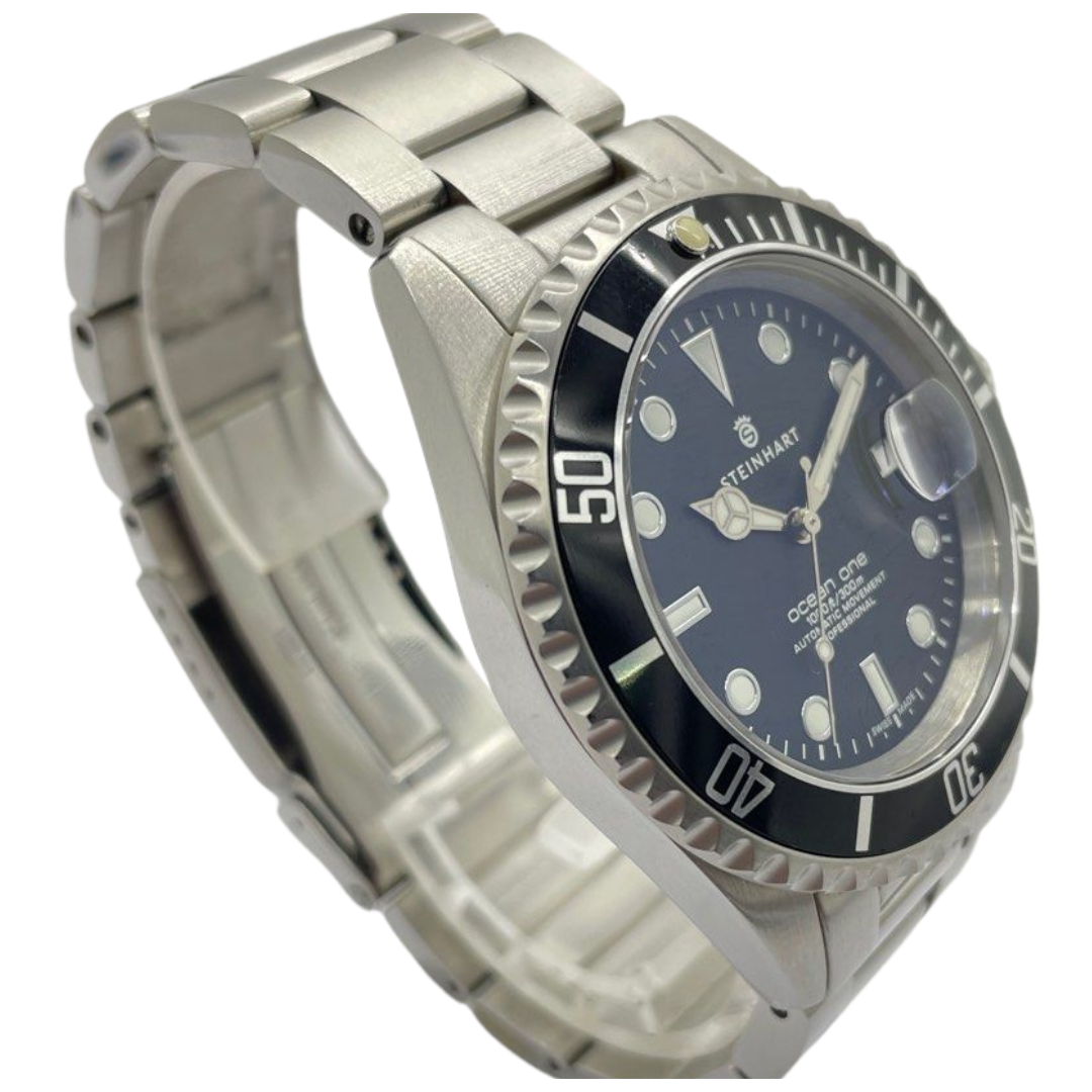 Steinhart Ocean One Black Ceramic Divers 42mm Automatic Watch