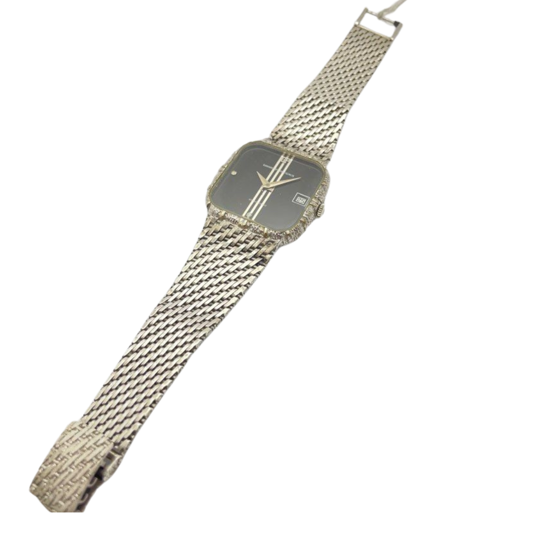 Girard Perregaux 925 Silver Gyromatic 34mm Watch