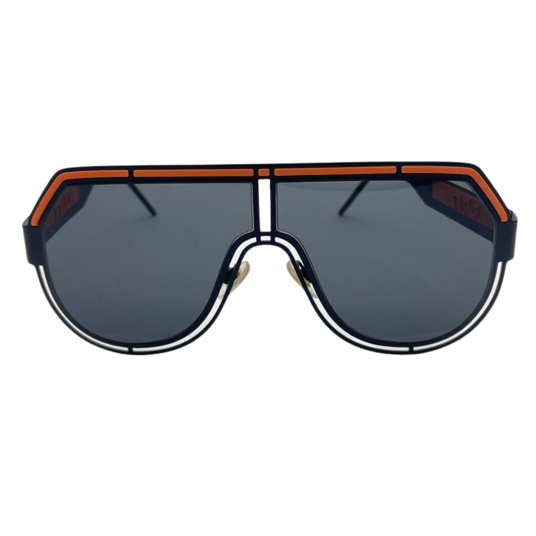 Dolce & Gabbana Black/Orange DG2234 Shield Sunglass