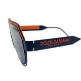 Dolce & Gabbana Black/Orange DG2234 Shield Sunglass