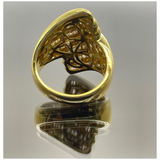 18K Yellow Gold Diamond Ring