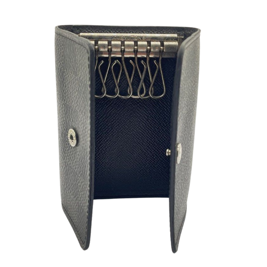 Louis Vuitton N62662 Damier Graphite 6 Key Holder
