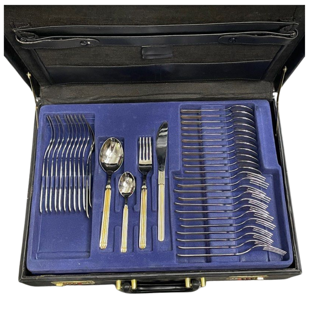 INOX “Made In Italy” 18/10 75pcs Cutlery Set w/Briefcase