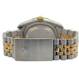 Rolex Datejust 16233 36mm Half Gold Diamond Gold Dial Automatic Watch