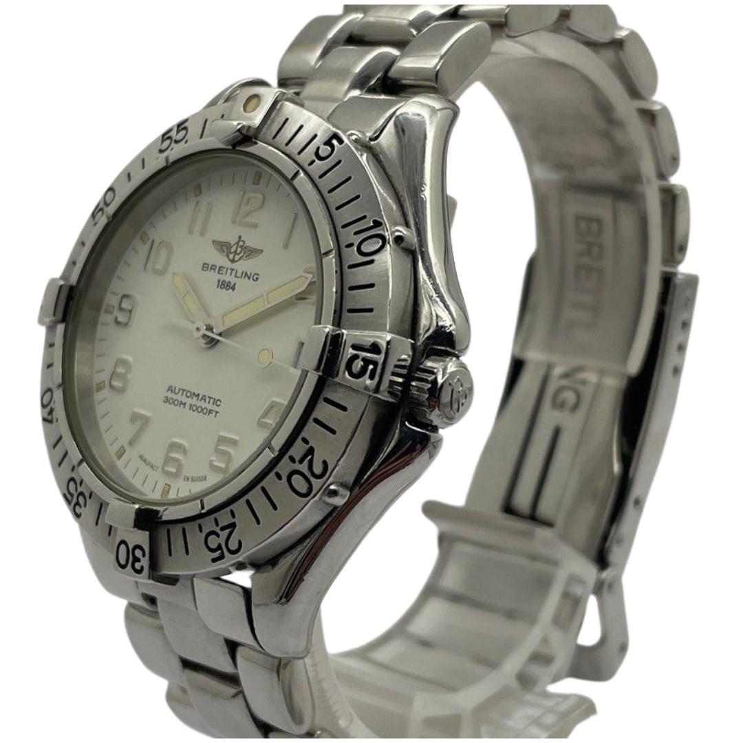 Breitling Colt A17035 38mm Automatic White Dial Watch