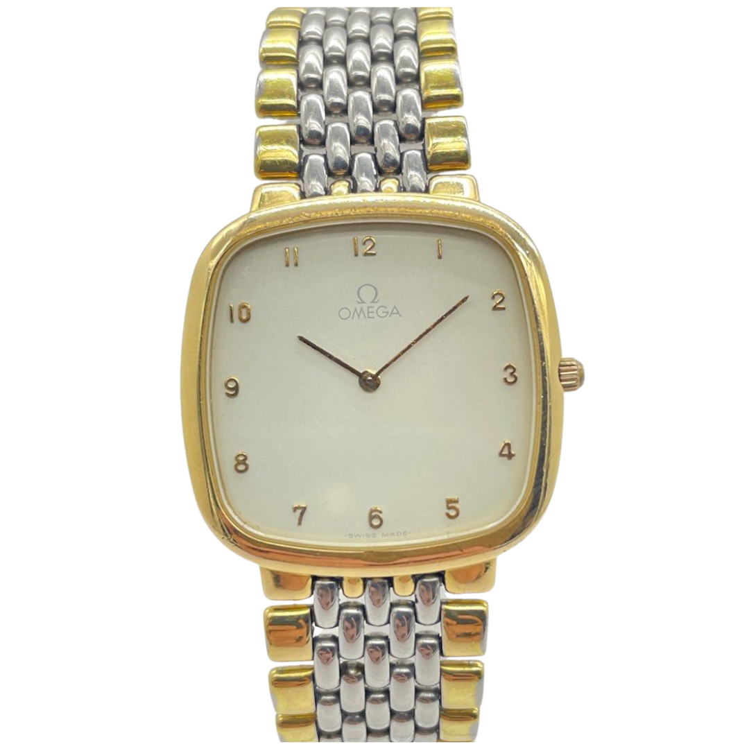 Omega Deville 30mm Quartz White Dial Watch
