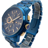 Aries Gold Inspire Contender 42.5mm Chronograph Quartz Blue Dial Watch