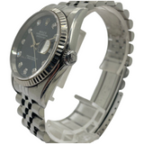 Rolex Datejust 16234 36mm Diamond Blue Dial Automatic Watch
