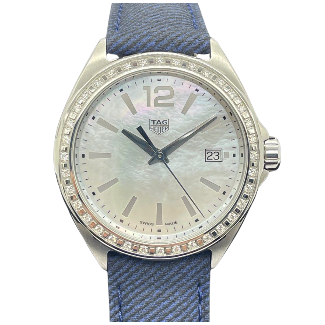 Tag Heuer Formula 1 35mm Quartz Mother of Pearl Diamond Bezel Watch