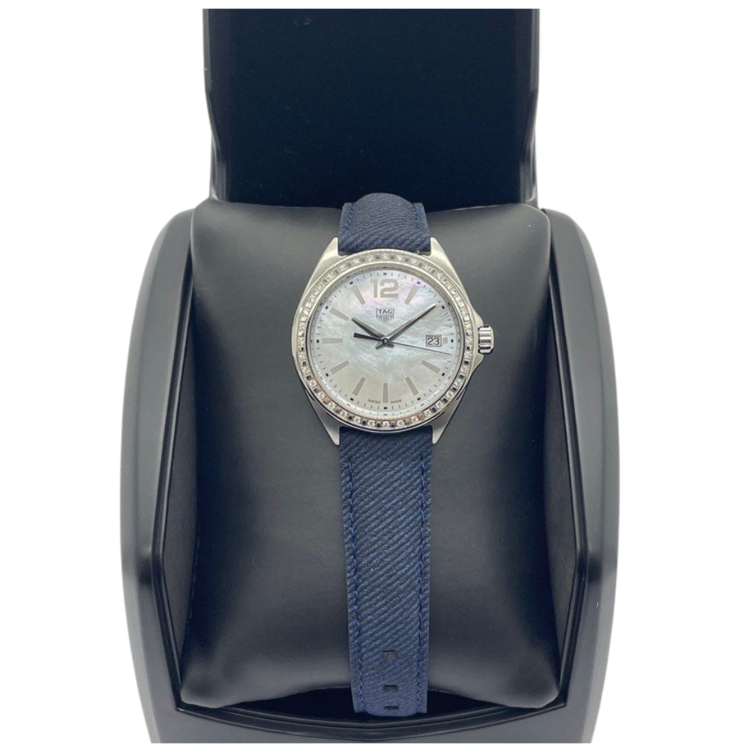 Tag Heuer Formula 1 35mm Quartz Mother of Pearl Diamond Bezel Watch