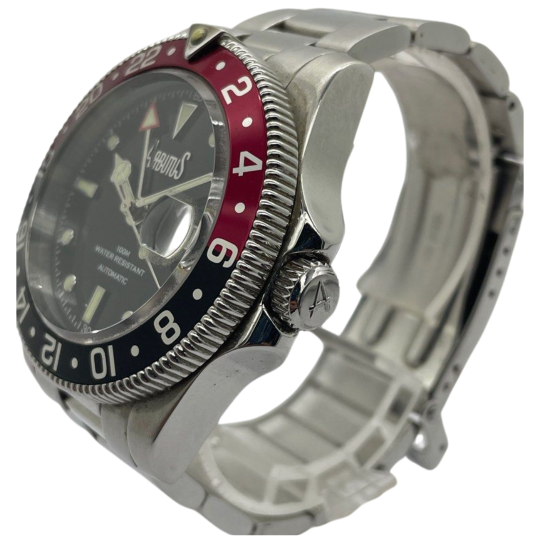 Arbutus GMT 40.5mm Automatic Black Dial Watch AR1806
