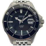 Solvil ET Titus Valor 43mm Automatic Black Dial Watch