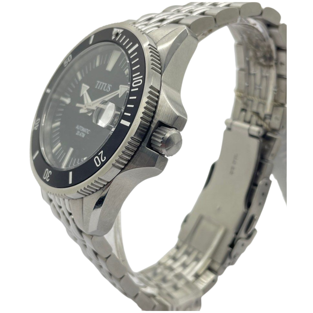 Solvil ET Titus Valor 43mm Automatic Black Dial Watch
