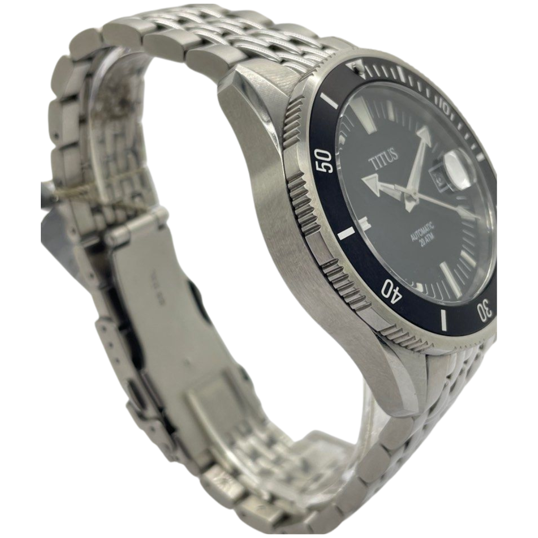 Solvil ET Titus Valor 43mm Automatic Black Dial Watch