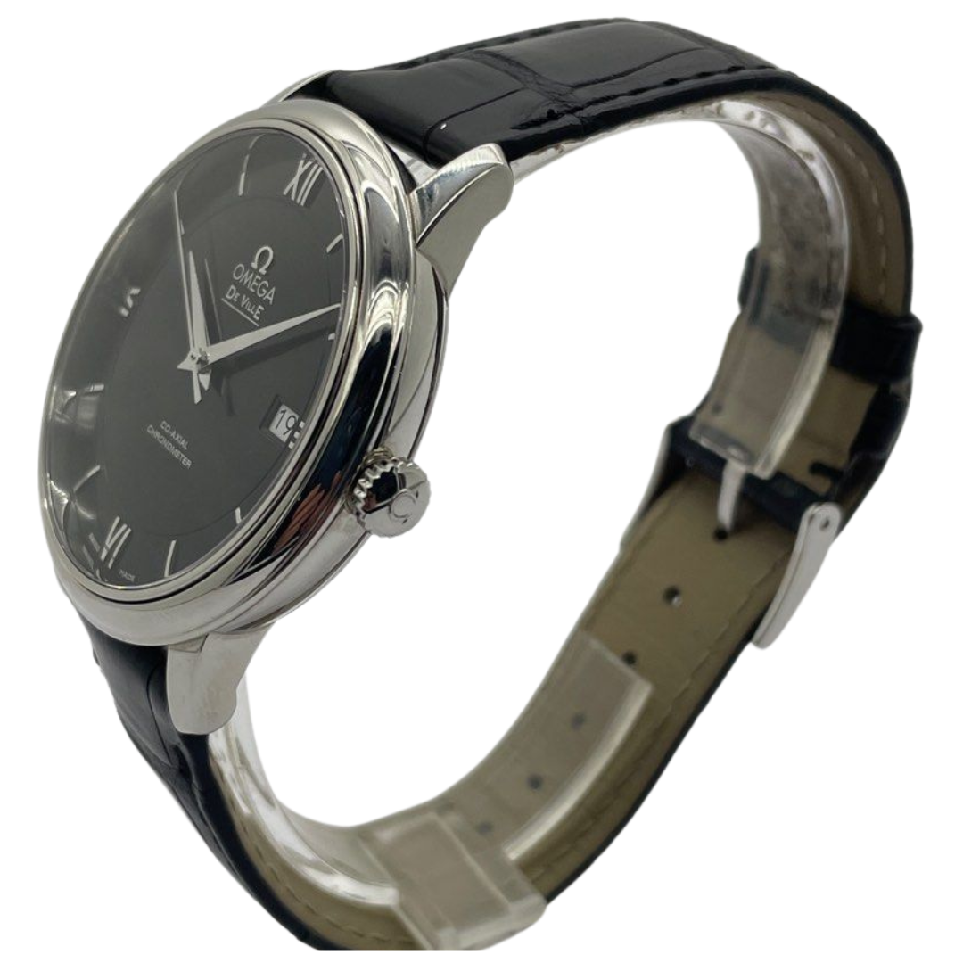 Omega De Ville Prestige Co-Axial 39.5mm Automatic Black Dial Watch