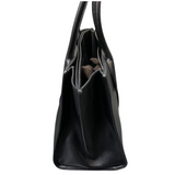 TOD'S Black Leather Tote Bag