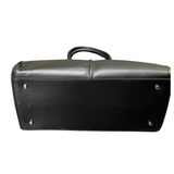 TOD'S Black Leather Tote Bag