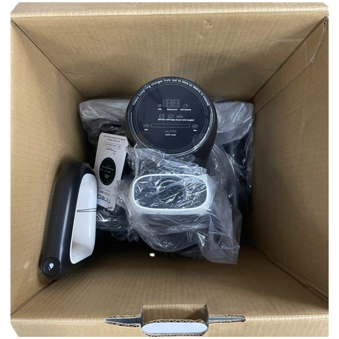 Tineco Floor One S5 - Wet & Dry Vacuum, Cordless, 220W, 35 min Run Time, 0.8L Clean Water Capacity, Cleaning Dual Tank System, Voice Prompt Enabled, LED Screen Display