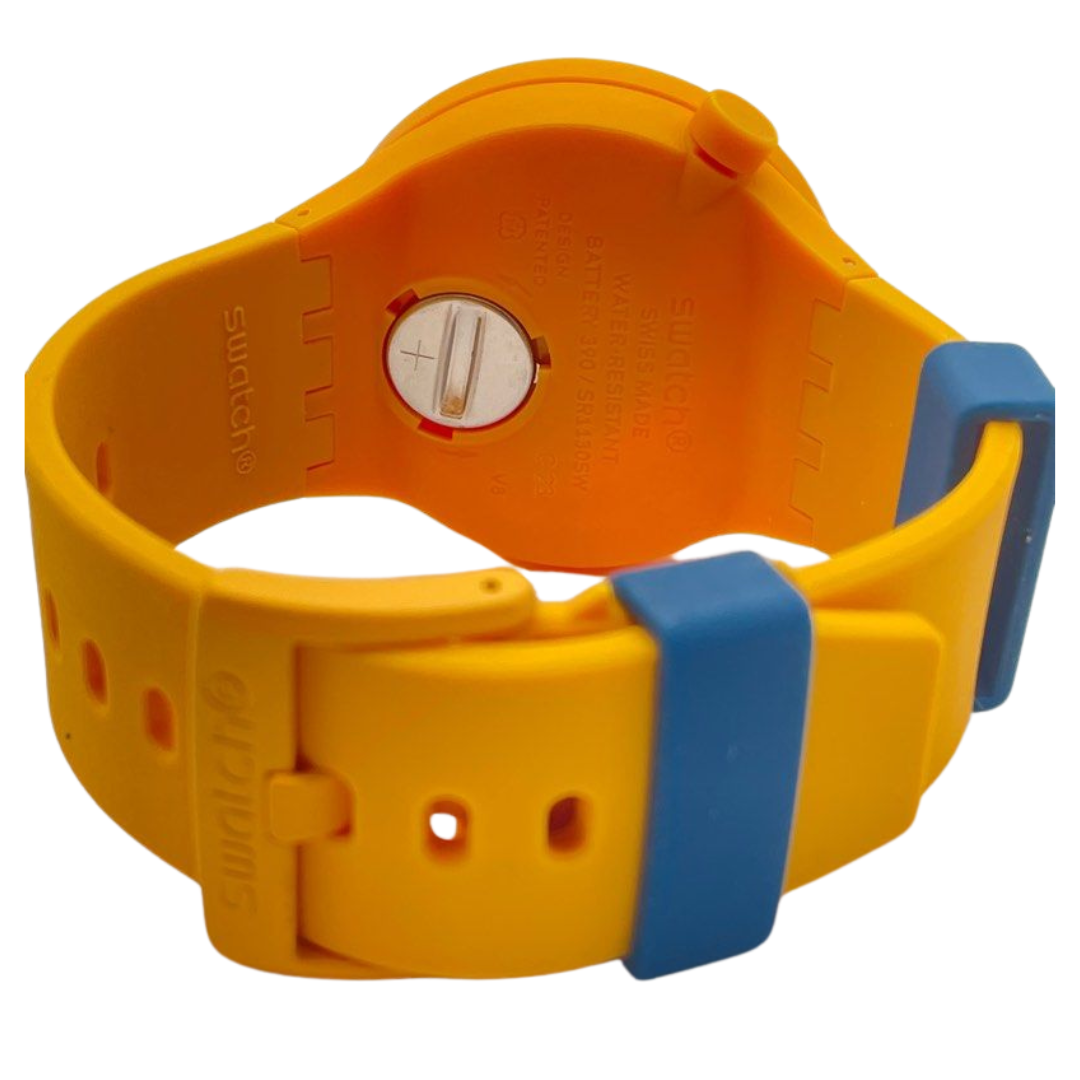 Swatch Big Bold Fresh Orange 47mm Quartz Watch