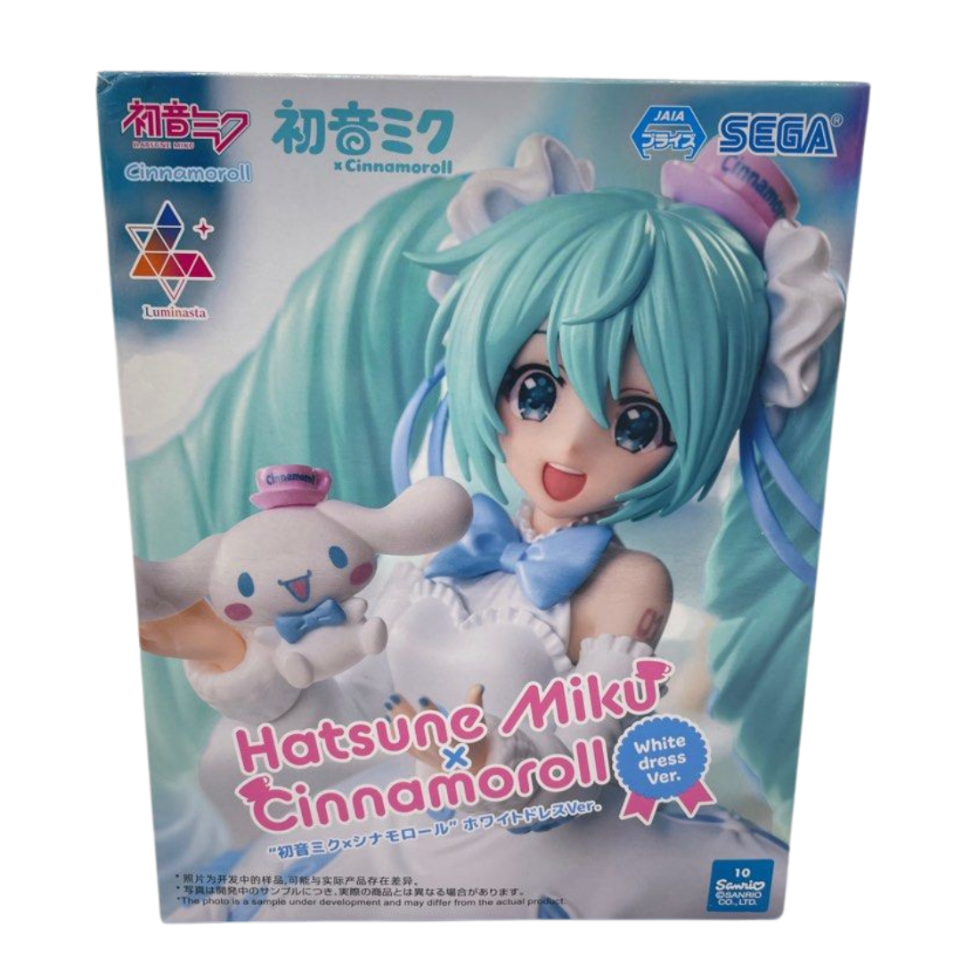 Hatsune Miku Series Luminasta Hatsune Miku Cinnamoroll White Dress Ver. SEGA