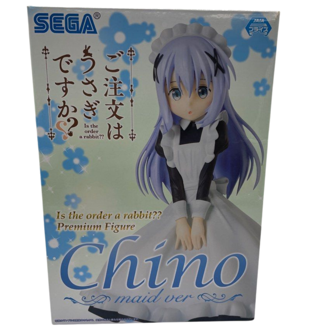 SEGA Gochiusa is The Order a Rabbit Premium Figure Chino Kafu Maid Ver. (with Tippy Maid Ver.) 17cm
