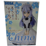 SEGA Gochiusa is The Order a Rabbit Premium Figure Chino Kafu Maid Ver. (with Tippy Maid Ver.) 17cm