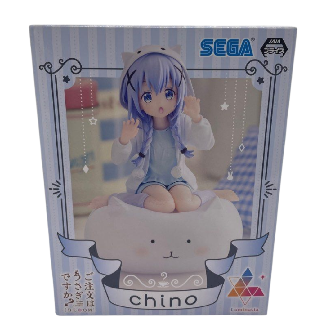 SEGA Luminasta Rabbit PVC Figure with "Is The Order a Rabbit" Inscription - 14cm