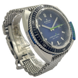EDOX Hydro-Sub Diver 46mm Automatic Blue Dial Watch 80301
