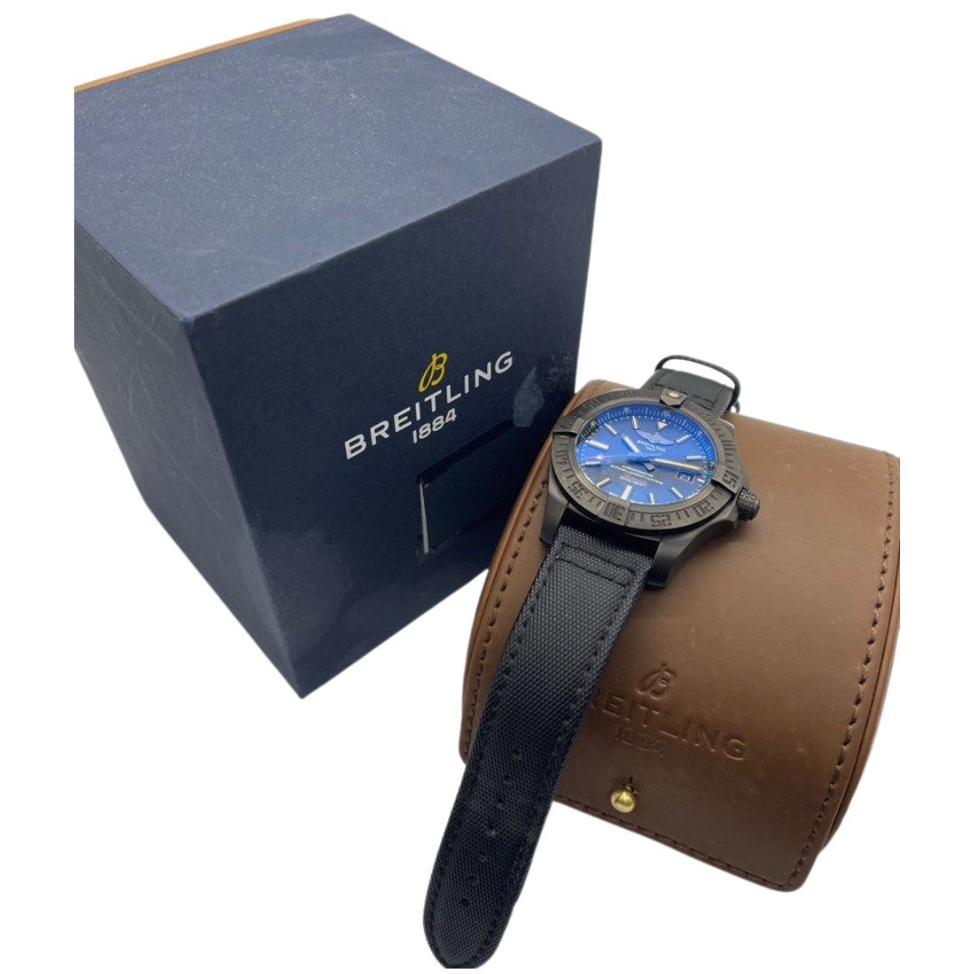 Breitling Avenger Blackbird 44mm Titanium Black Dial Watch