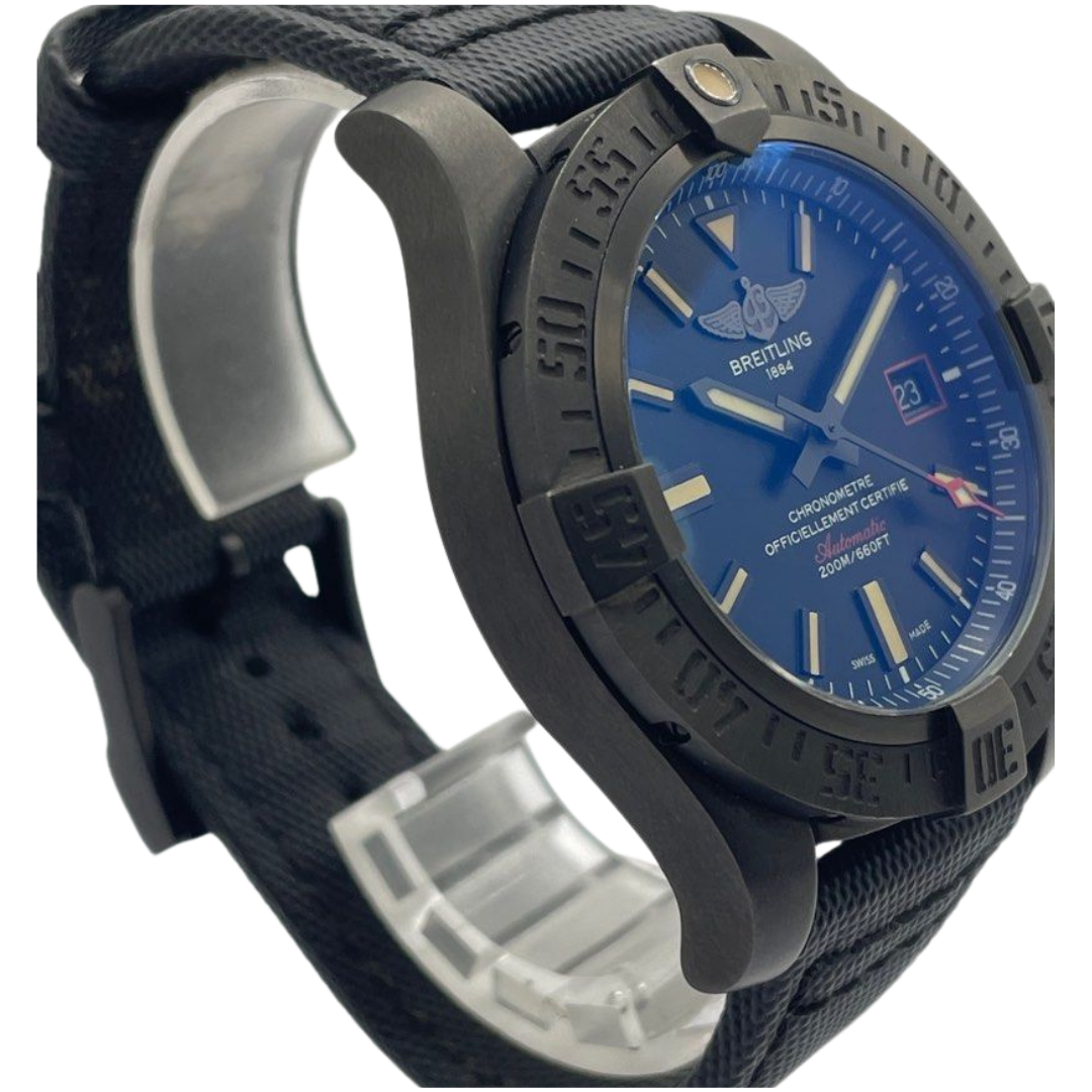 Breitling Avenger Blackbird 44mm Titanium Black Dial Watch