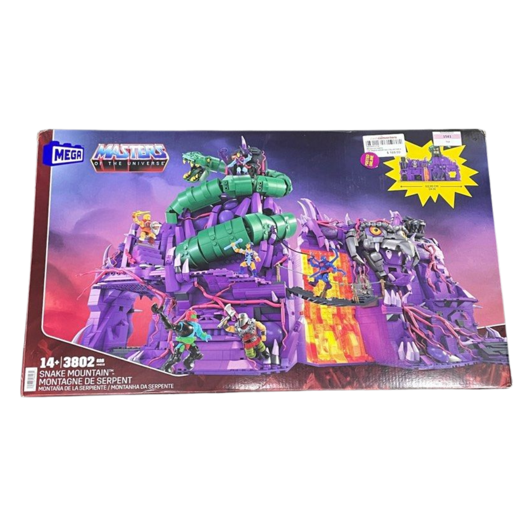 Mega Masters of The Universe Snake Mountain Collector Set, Building Toys for Adult Builders and Motu Fans, Ages 14+, Multicolor (HHD16)