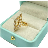 750 Yellow Gold Intan Diamond Ring