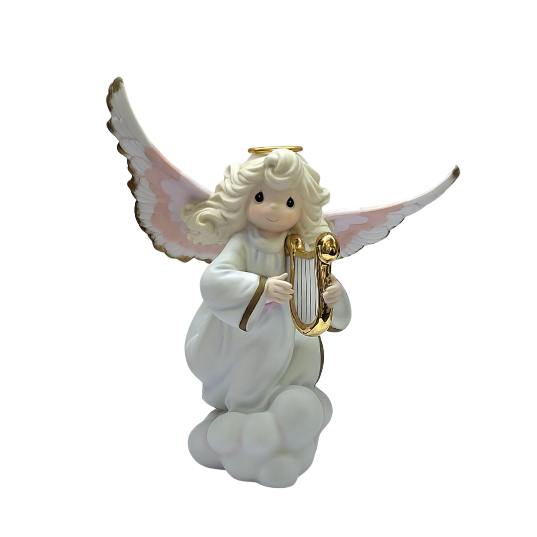 Precious Moments Figurine Set #112967 #112969 #975893 Hope Is A Gentle Melody
