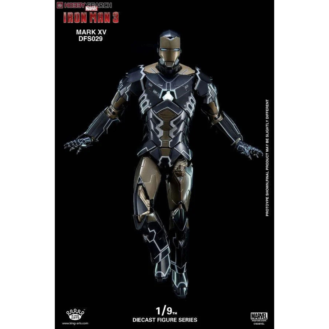 King Arts 1/9 DFS029 Alloy Movable Iron Man Mark 15 Alloy Action Figure
