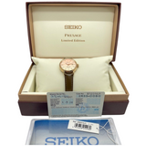 Seiko Presage Cocktail Time 30.6mm Limited Edition Automatic Pink Dial Watch SRE014J1