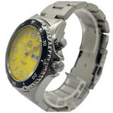 Orient 41mm Yellow Dial Steel Watch CEM65001YW