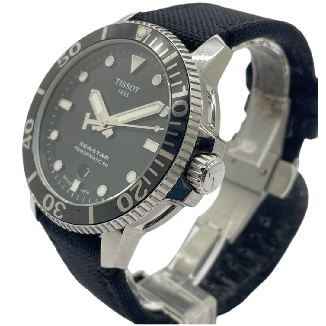 Tissot Seastar 1000 Powermatic 80 43mm Black Dial Watch T120407A