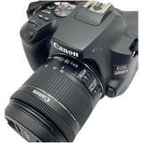 Canon EOS 200D MARK II 24.1MP DSLR Camera (EF-S18-55mm f/4-5.6 IS STM) Black
