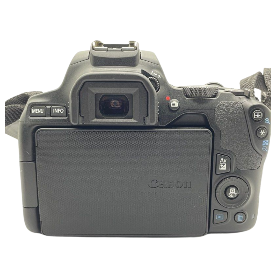Canon EOS 200D MARK II 24.1MP DSLR Camera (EF-S18-55mm f/4-5.6 IS STM) Black